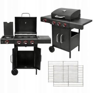 GRILL GAZOWY OGRODOWY 3+1 11,6kW DUŻY RUSZT SZAFKA