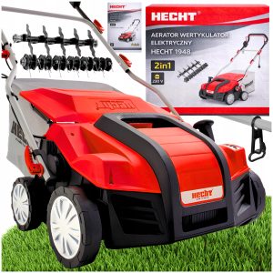 AERATOR WERTYKULATOR ELEKTRYCZNY DO TRAW HECHT 1948 2W1 2000W DWA WAŁKI