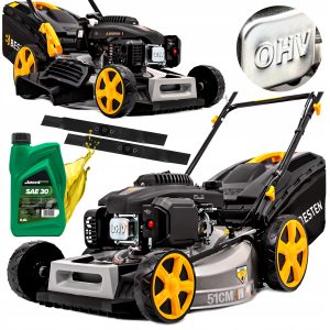 DUŻA KOSIARKA SPALINOWA Z NAPĘDEM DO TRAWY 196CC 53CM OHV LONCIN